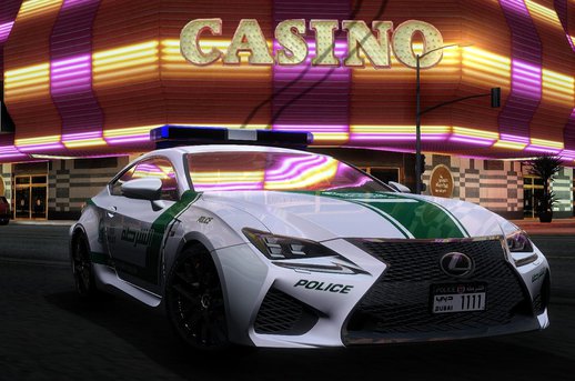 2015 Lexus RC-F Dubai Police