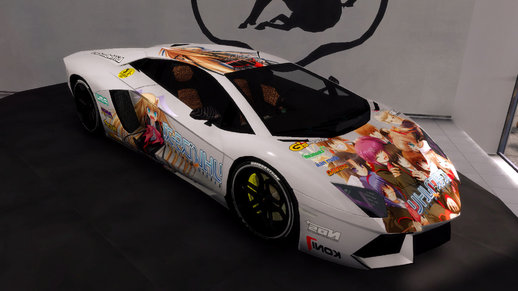 Lamborghini Aventador LP700 ANIME SKINS LITTLE BUSTERS