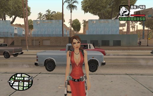 Lara Evening Red Dressa