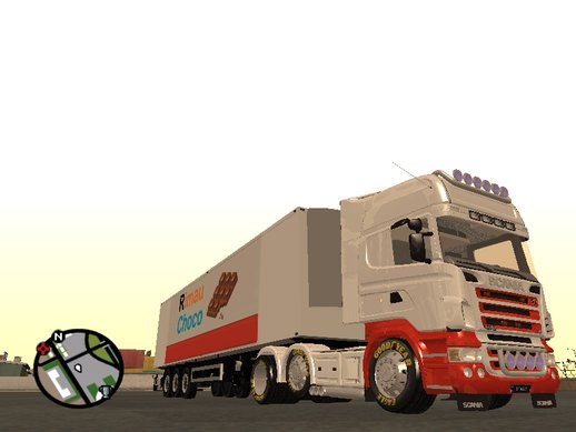 Scania R620 with Rimau Choco Trailer