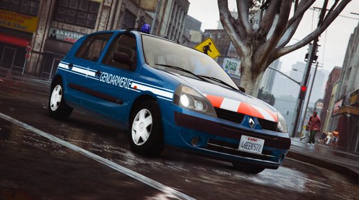 Renault Clio II.2 Gendarmerie Nationale[Add-On | Template | Replace]