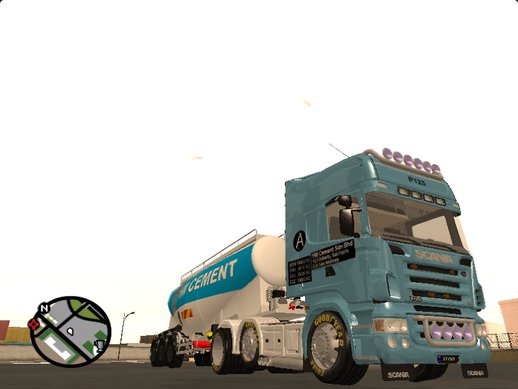 Scania R620 with HM Cement Trailer