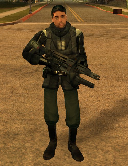 Gta San Andreas Half Life 2 Barney Calhoun Mod Gtainside Com
