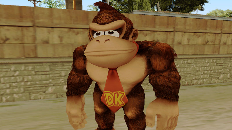 Gta San Andreas Super Smash Bros Brawl Donkey Kong Mod Gtainside Com - brawl stars skin pack gta sa