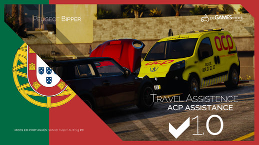 Portuguese Travel Assistence ACP - Peugeot Bipper [Addon/Livery]