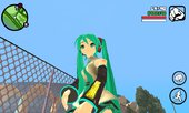 Miku Anime Girl Skin For Android