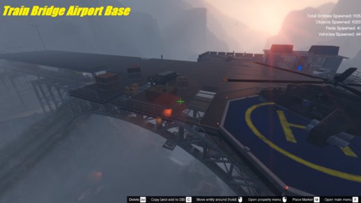 Canyon Train Bridge Airport / Base [Menyoo]