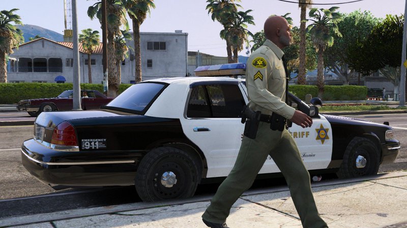 GTA 5 [ELS] 1998 Ford Crown Victoria P71- Los Angeles Sheriff's Dept ...