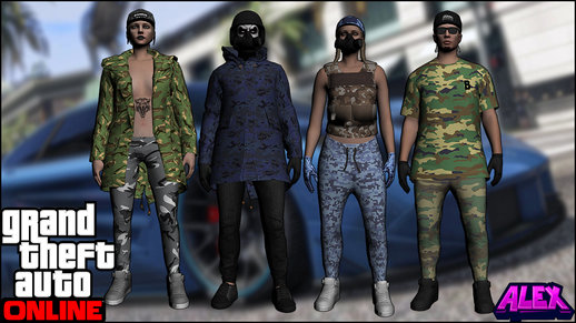 Pack de Skins de GTA V Online (Con Normalmap)