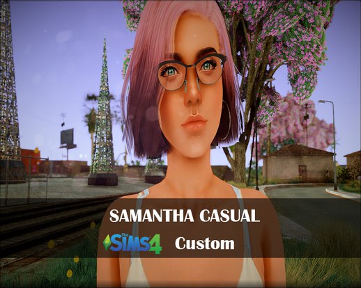Samantha Casual [Sims 4 Custom]