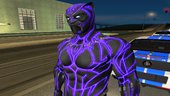 Glowing Black Panther + Killmonger