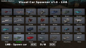 Visual Car Spawner v1.0 - LUA