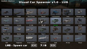 Visual Car Spawner v1.0 - LUA