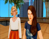 Samantha Casual v2 [Sims 4 Custom]