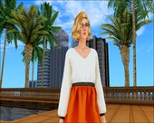 Samantha Casual v2 [Sims 4 Custom]