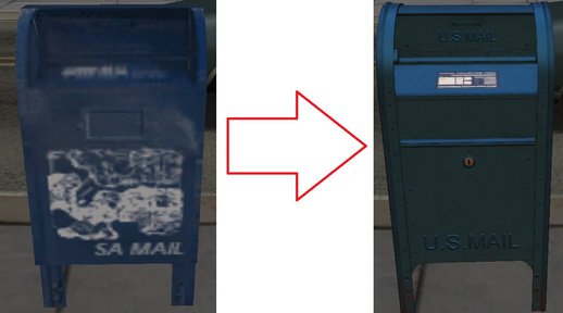 Postal Box #1 - HD Model (Normal Map)