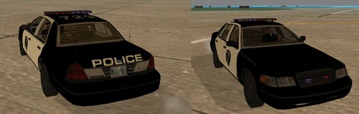 Ford Crown Vic Police (lowpoly)