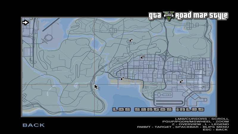 Map in the style of GTA III v1 for GTA San Andreas