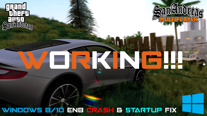 Gta San Andreas Windows 8 10 Enb Crash Startup Fix Mod Gtainside Com