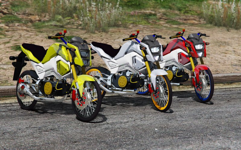 GTA 5 Honda Msx 125SF Grom 125SF Mod GTAinside