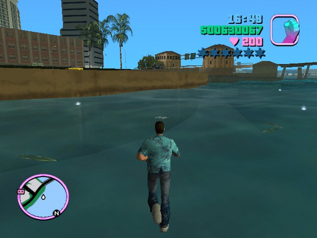 GTA Vice City Walk On Water Mod  GTAinside.com
