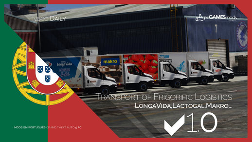 Portuguese Refrigerated Logistics Transportation - Iveco Daily [Replace/Livery]