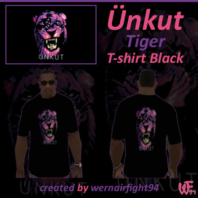 Ünkut Tiger T-shirt Black