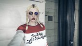 Harley Quinn (Margot Robbie) Makeup and Sweater for Freemode Female