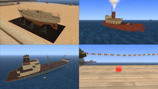 Ships On The Beach Of Santa Maria V1.5