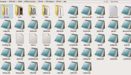 Backup Folder Data GTA SA