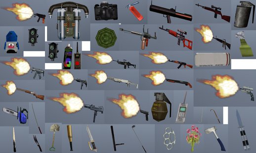 GTA Vice City Stories Weapons Pack PC Edition V3 Final
