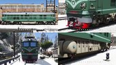 【中国东风系列内燃机车】DF4B Type Diesel Locomotive 东风4B型内燃机车 西瓜 橘子