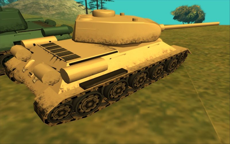 Tanque T-34 para GTA San Andreas