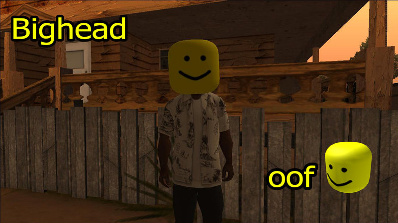 Gta San Andreas Roblox Bighead Mod Gtainside Com - how to get the bighead in roblox 2019