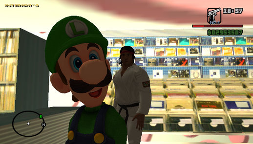 Luigi Bomb in North Point Mall (GTA: Underground)