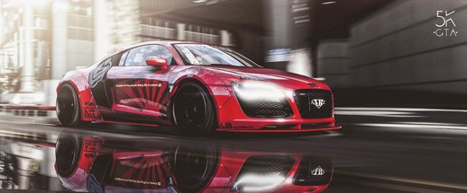 Audi R8 V10 Liberty Walk [Add-on]