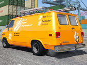 Real Van Advertisements for Durzo's Chevrolet G20 Construction Van v1.0