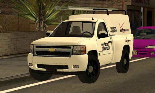 2008 Chevy Silverado utility ''Verizon''