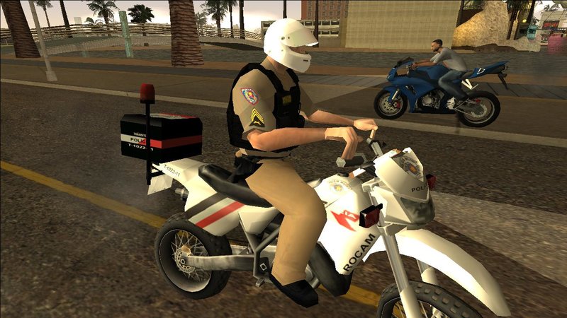 Moto Policia Argentina para GTA San Andreas