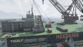 Oil Rig Dual Crane-Vessel v2  (add-on)