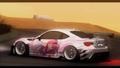 Toyota GT86 RB Kurashina Asuka Itasha