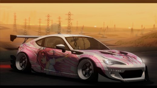 Toyota GT86 RB Kurashina Asuka Itasha