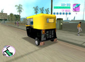 Realistic Indian Rickshaw for GTA VC