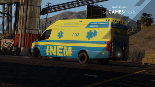 Portuguese INEM Logistic Support Vehicle - Volkswagen Crafter Long [AddOn / Livery] 