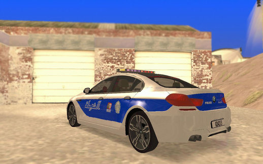 BMW M6 F13 Gran Coupe 2014 ALGERIA Police