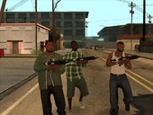 GTA V Gang Skins for SA