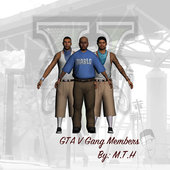 GTA V Gang Skins for SA