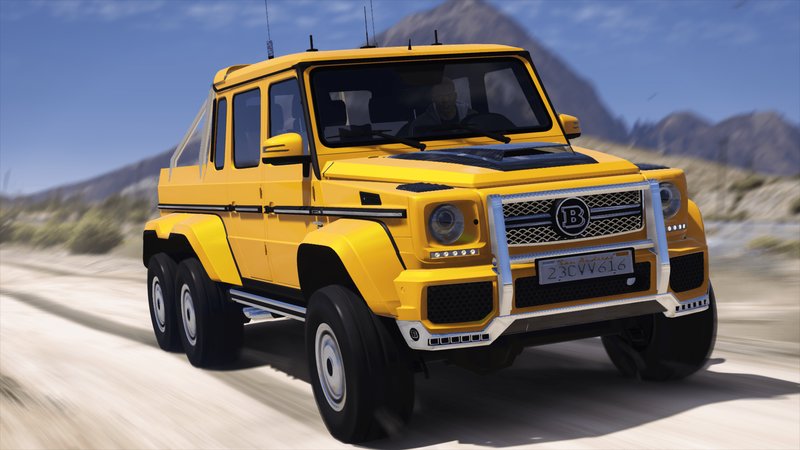 Gta 5 Brabus 700 G63 Amg 6x6 Add Onreplace Mod