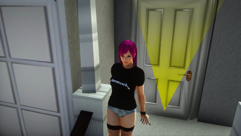 GTA San Andreas Kokoro Female Metal - Metallica T-Shirt Mod - GTAinside.com