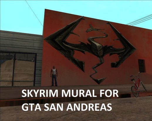 Skyrim Mural